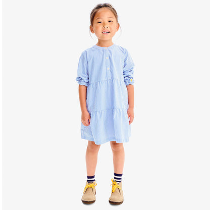 Tiered Dress in Stripe