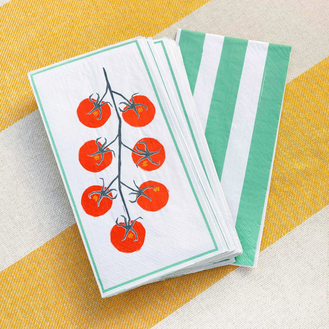 Tomato Long Lunch Paper Napkins