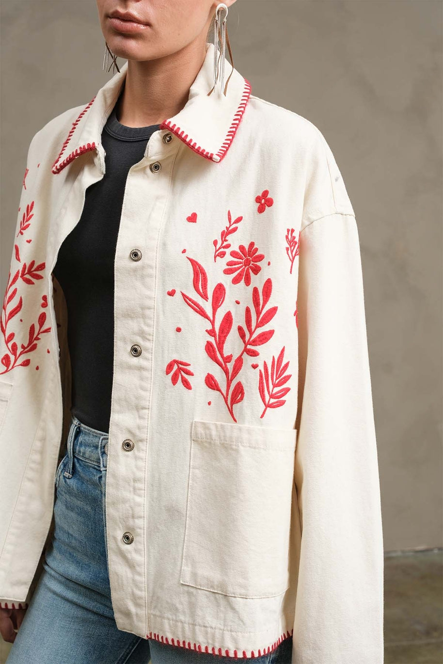 Embroidered Folk Jacket