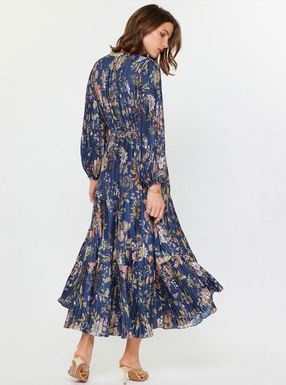 Floral Pleated Dress