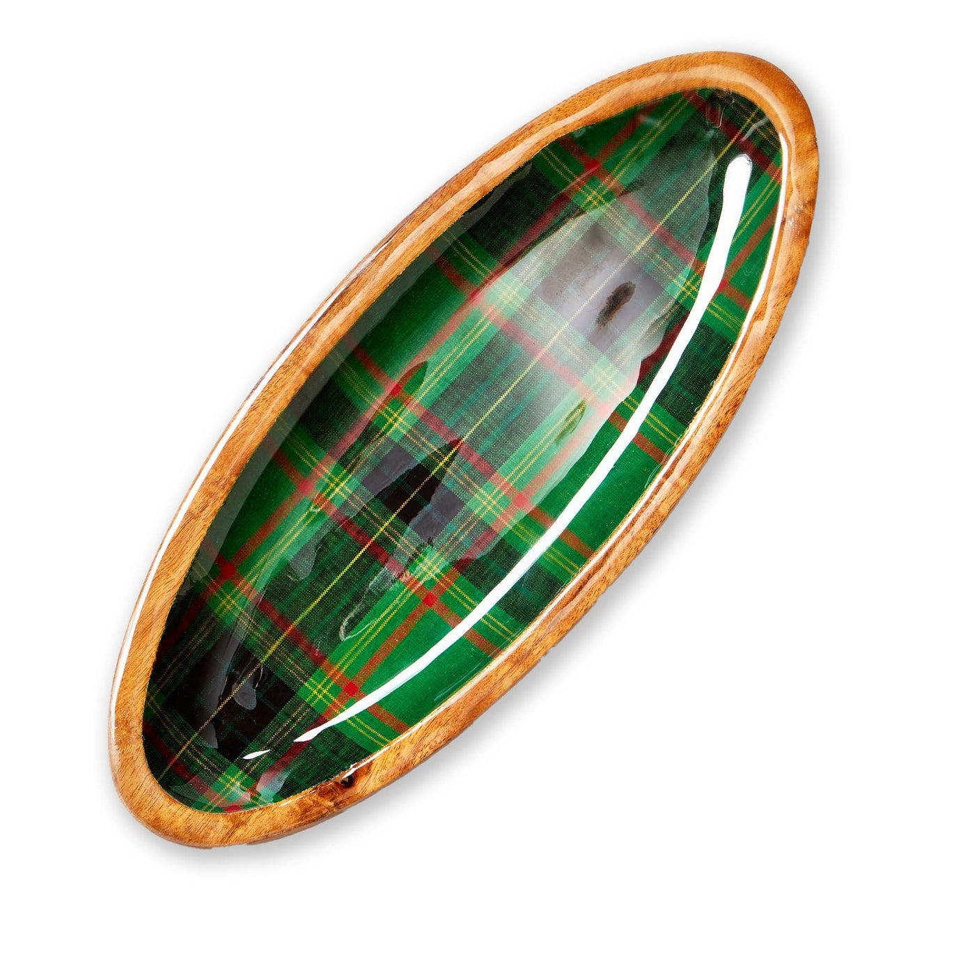 Christmas Holiday Plaid Platter