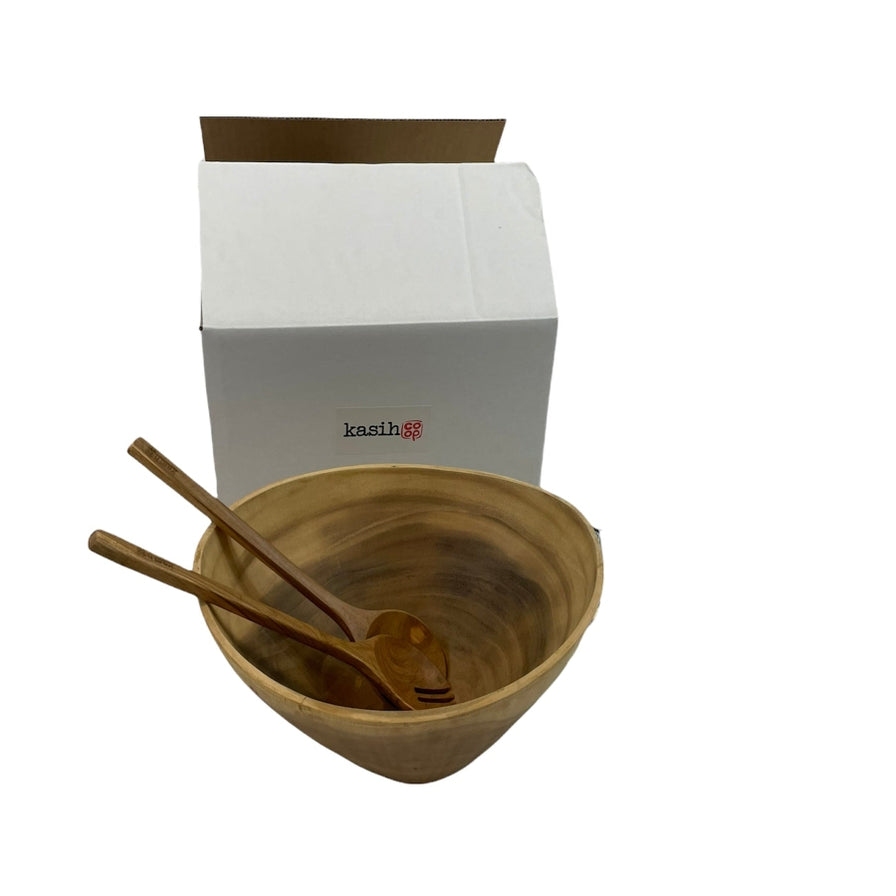 Mango Wood Salad Set