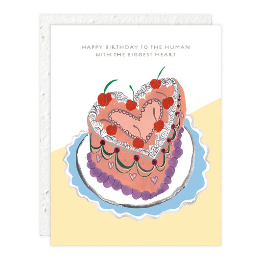 Plantable Card - Heart Shaped Cake