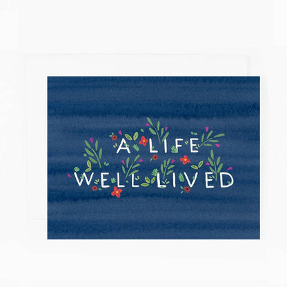 A Life Well Lived Card