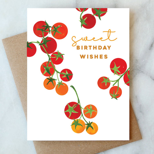 Tomato Birthday Card