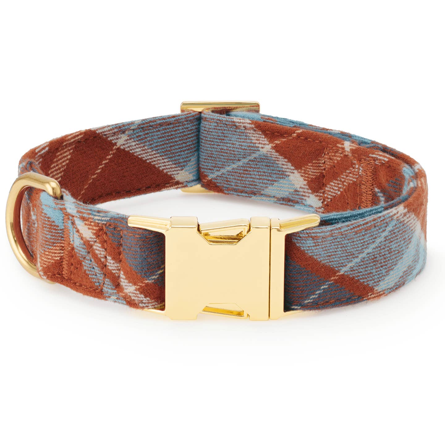 Maple Plaid Flannel Dog Collar