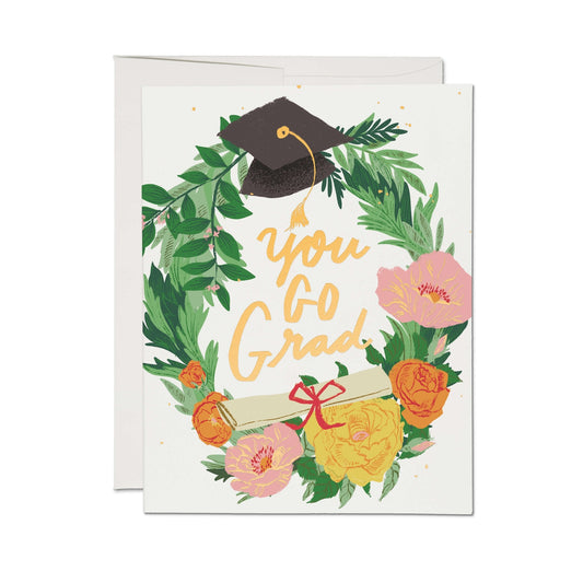Graduation Wreath Card