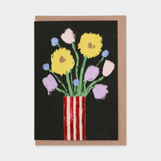 Tulips, Sunflowers & Thistles Card