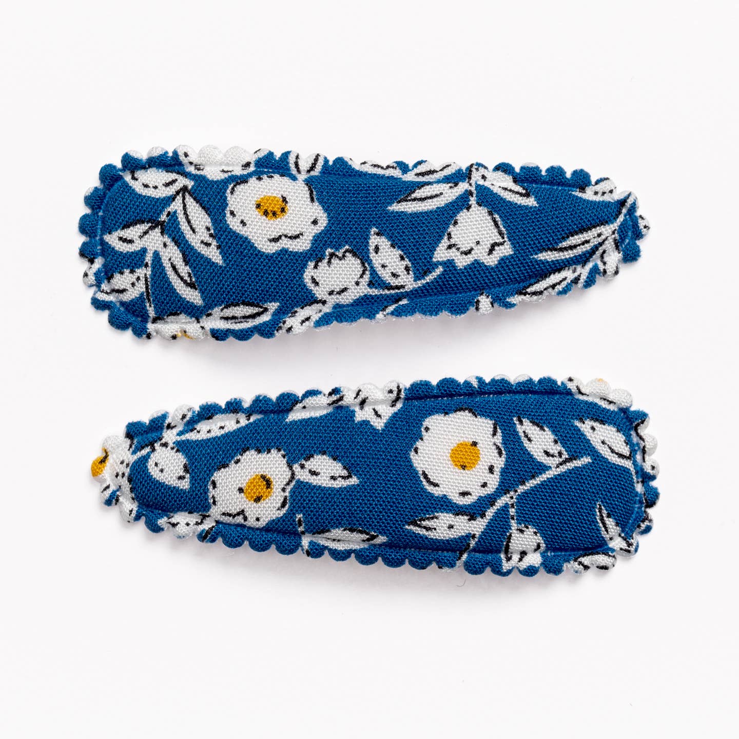 Floral Fabric Hair Clips