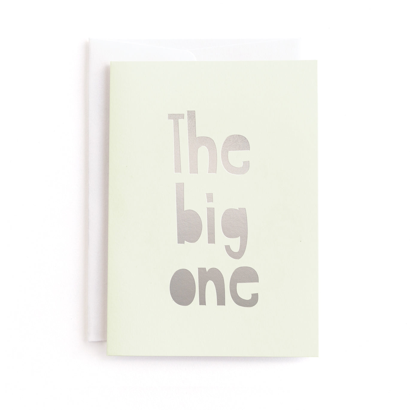 Big One Birthday Card