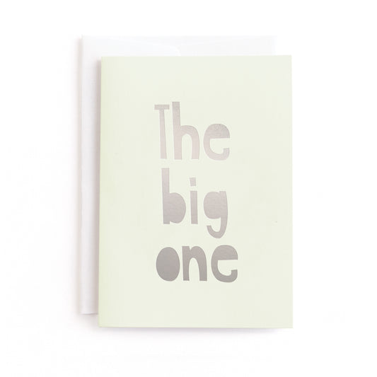 Big One Birthday Card