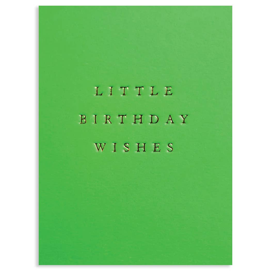 Little Birthday Wishes Card