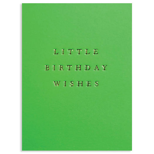 Little Birthday Wishes Card