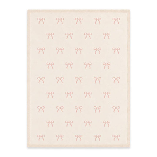 Sweet Bow Baby Blanket