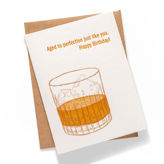 Whiskey Birthday Card
