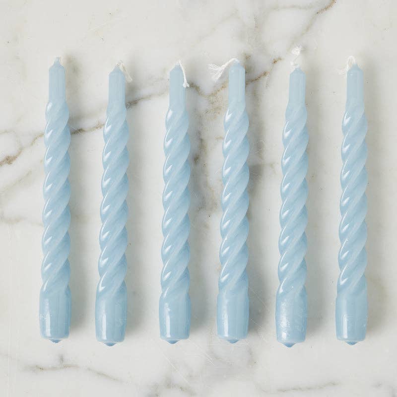 Lacquered Twisted Taper Candles - Thumbnail 2