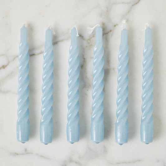 Lacquered Twisted Taper Candles