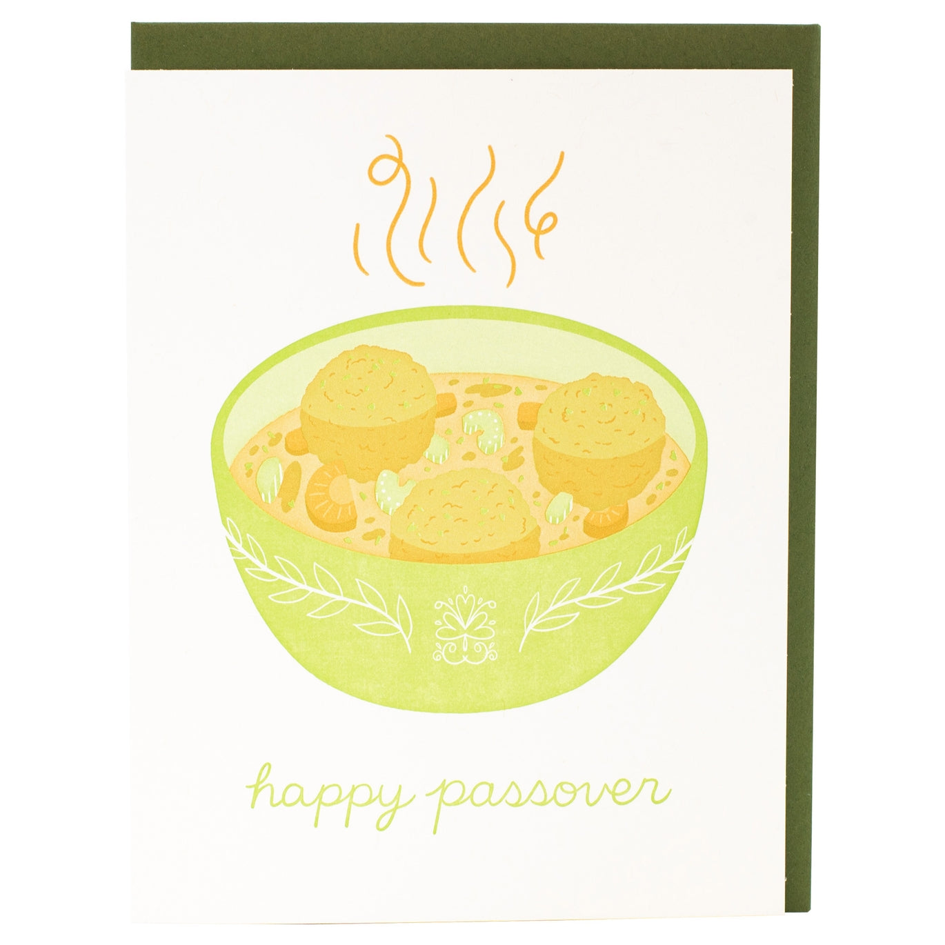 Matzo Ball Soup Passover Card