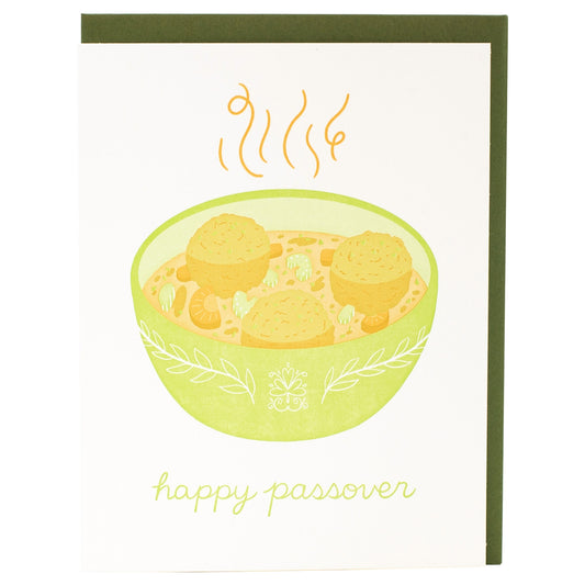 Matzo Ball Soup Passover Card
