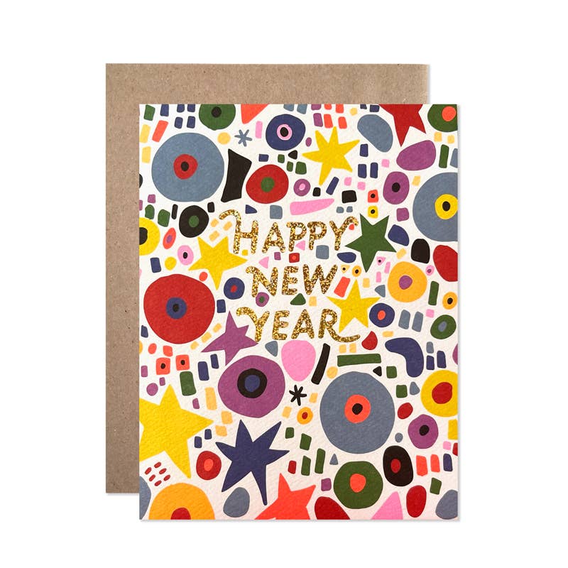 New Year's Party Card Set