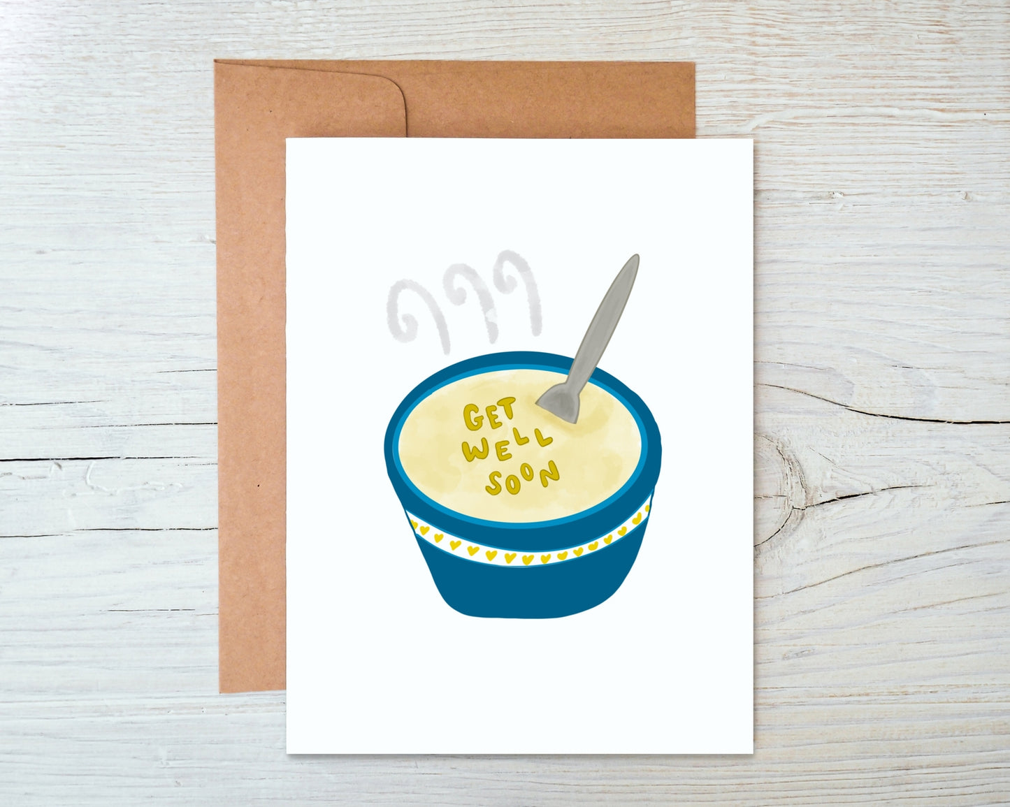 Alphabet Soup Get Well Soon Card
