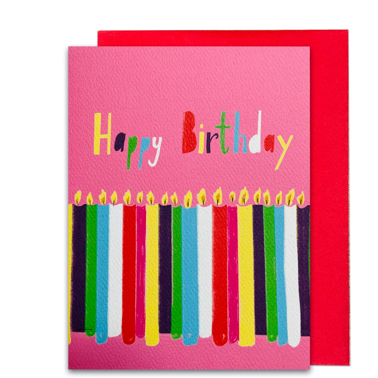 Pretty Candles Birthday Card