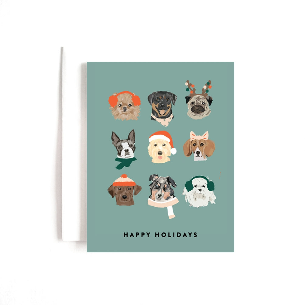 Holiday Dogs Boxed Card Set
