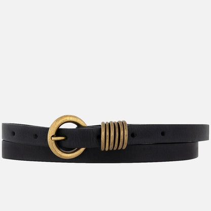 Alie Skinny Leather Belt