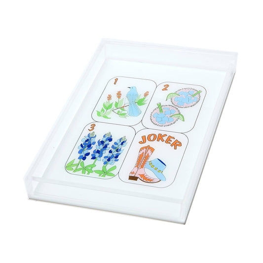 Texas Mahjong Tiles Tray