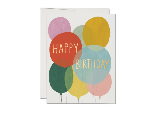 Birthday Balloons Card