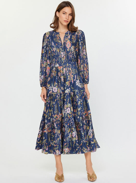 Floral Pleated Dress