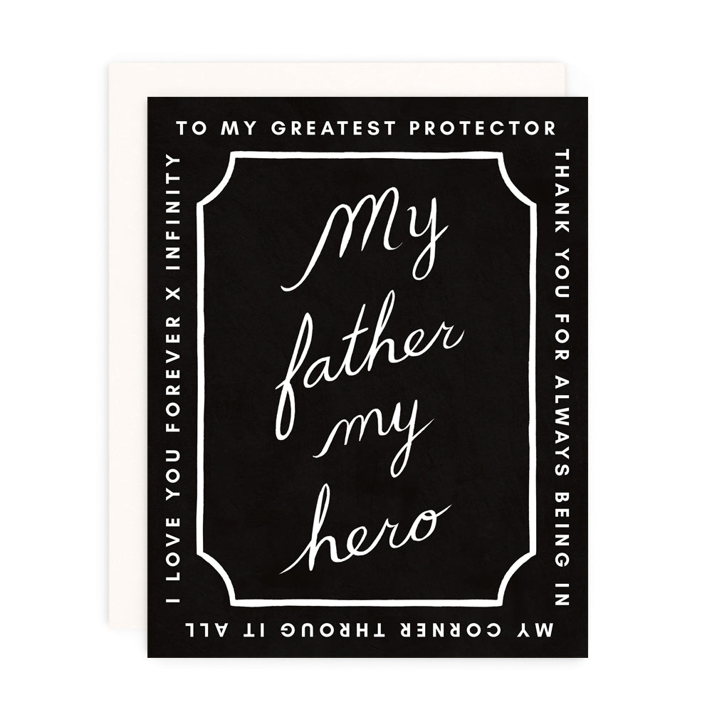 My Father My Hero Card