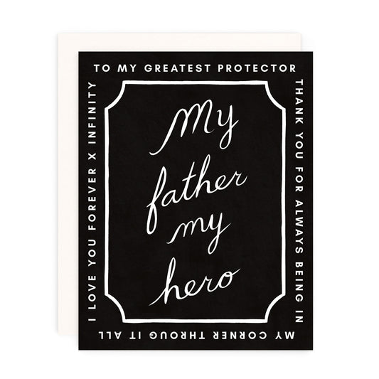 My Father My Hero Card