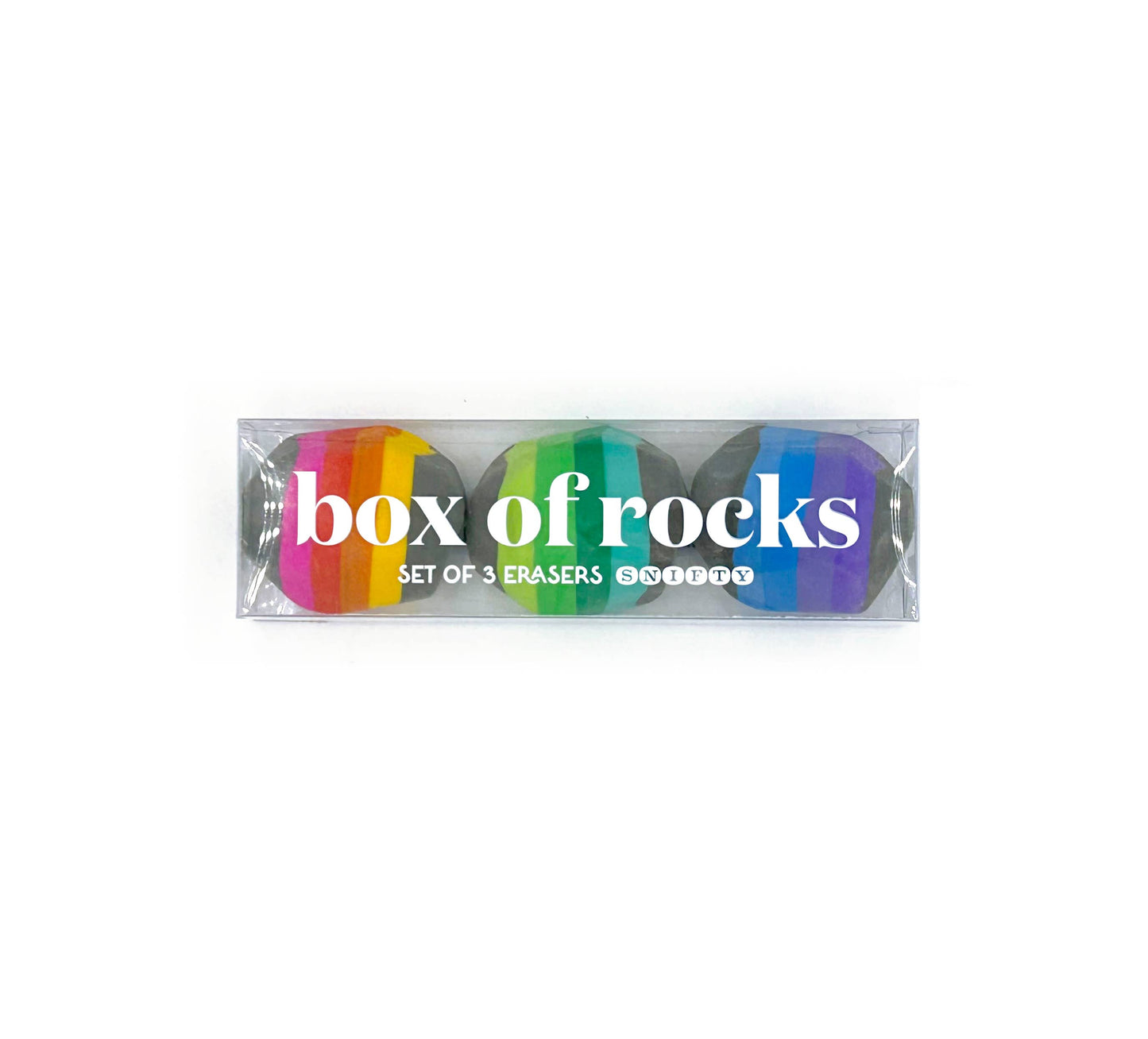 Box of Rocks Erasers