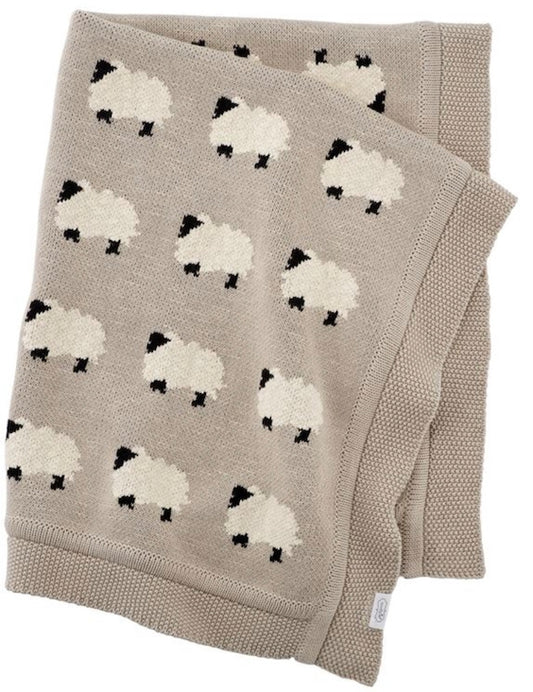 Furry Sheep Baby Blanket