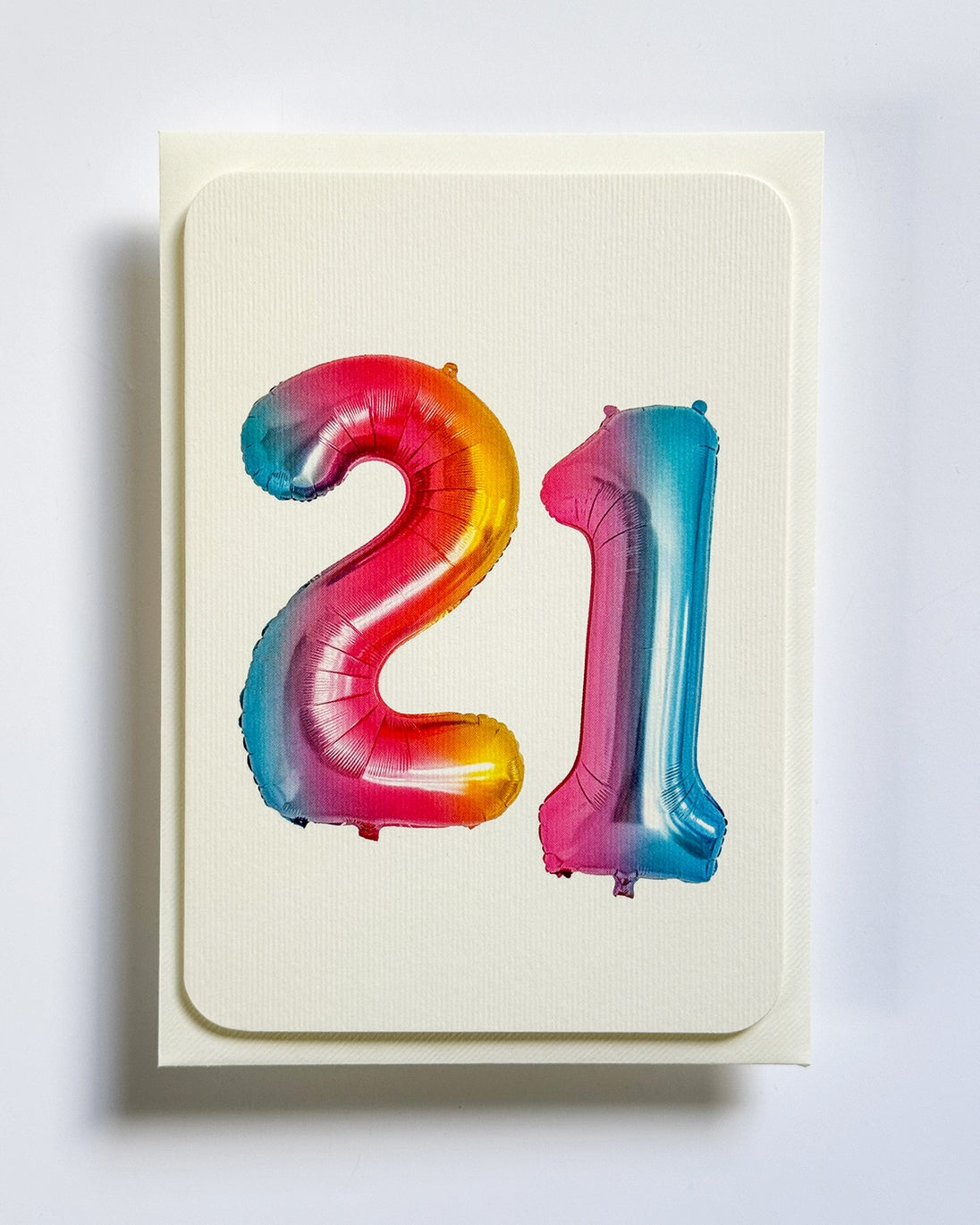 Birthday Balloon No. 21 Card