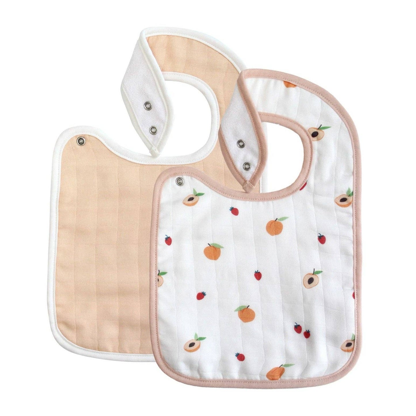 Peach Bib Set