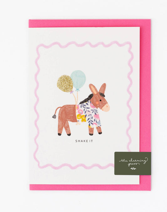 Donkey Birthday Card
