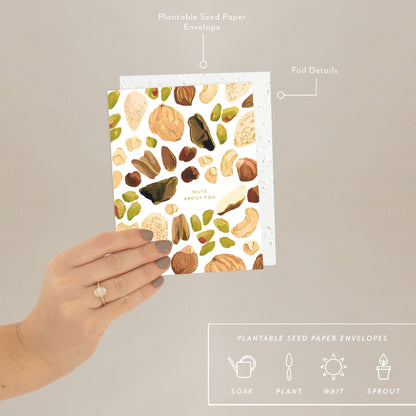 Plantable Card - Mixed Nuts