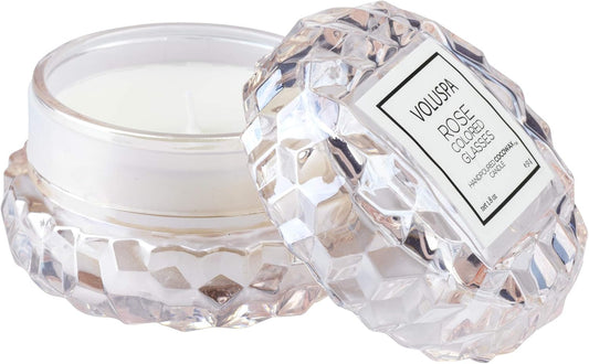 Rose Colored Glasses Macaron Candle