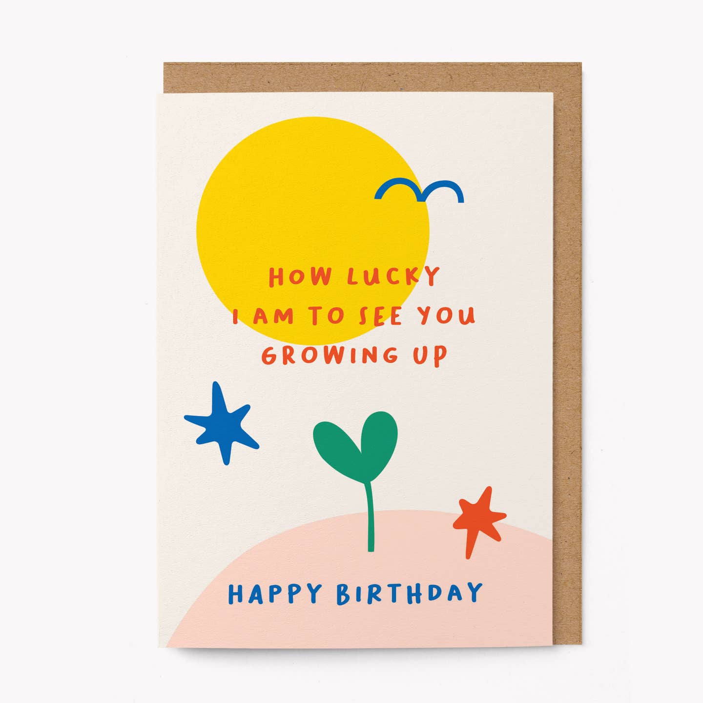 How Lucky I Am Birthday Card