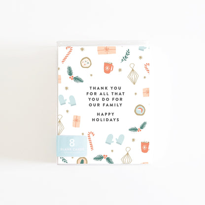 Holiday Thank You Boxed Card Set