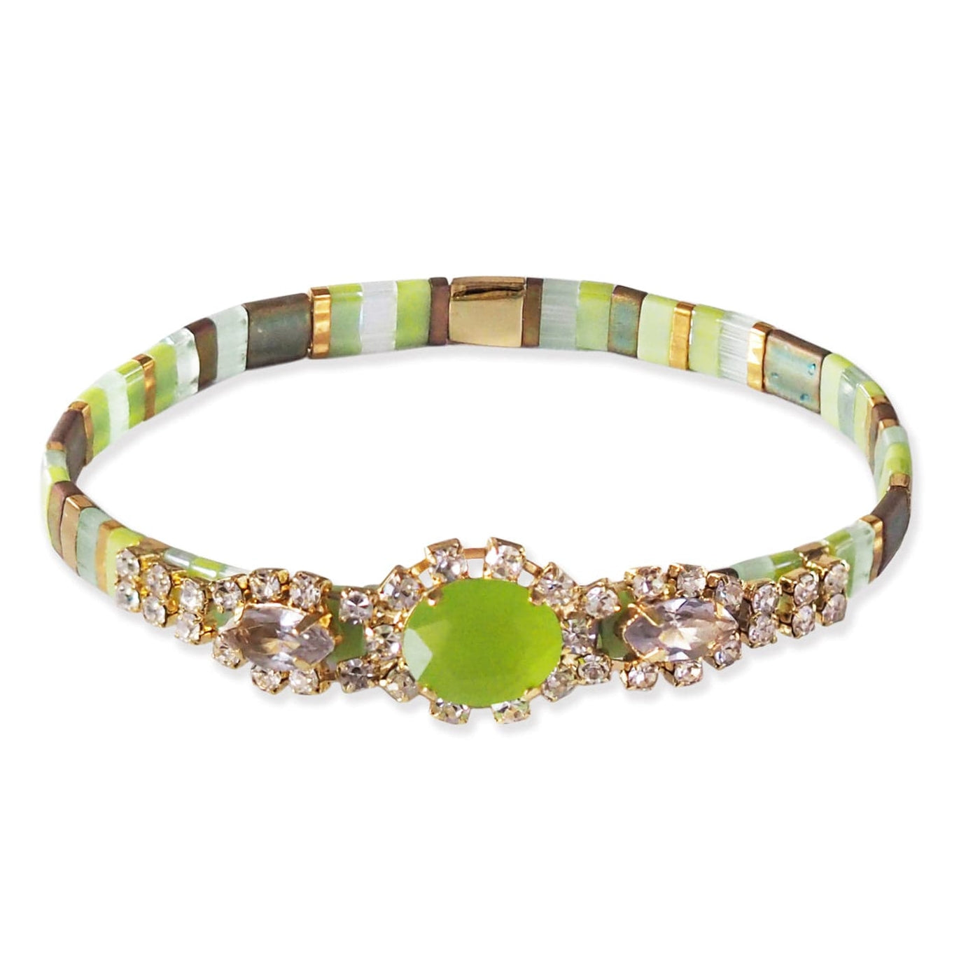 Bejeweled Tila Beaded Bracelet