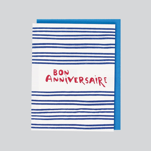 Bon Anniversaire Card