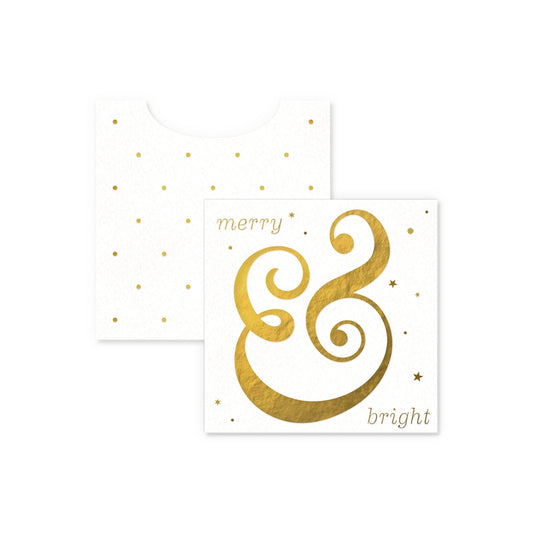 Merry & Bright Mini Enclosure Card