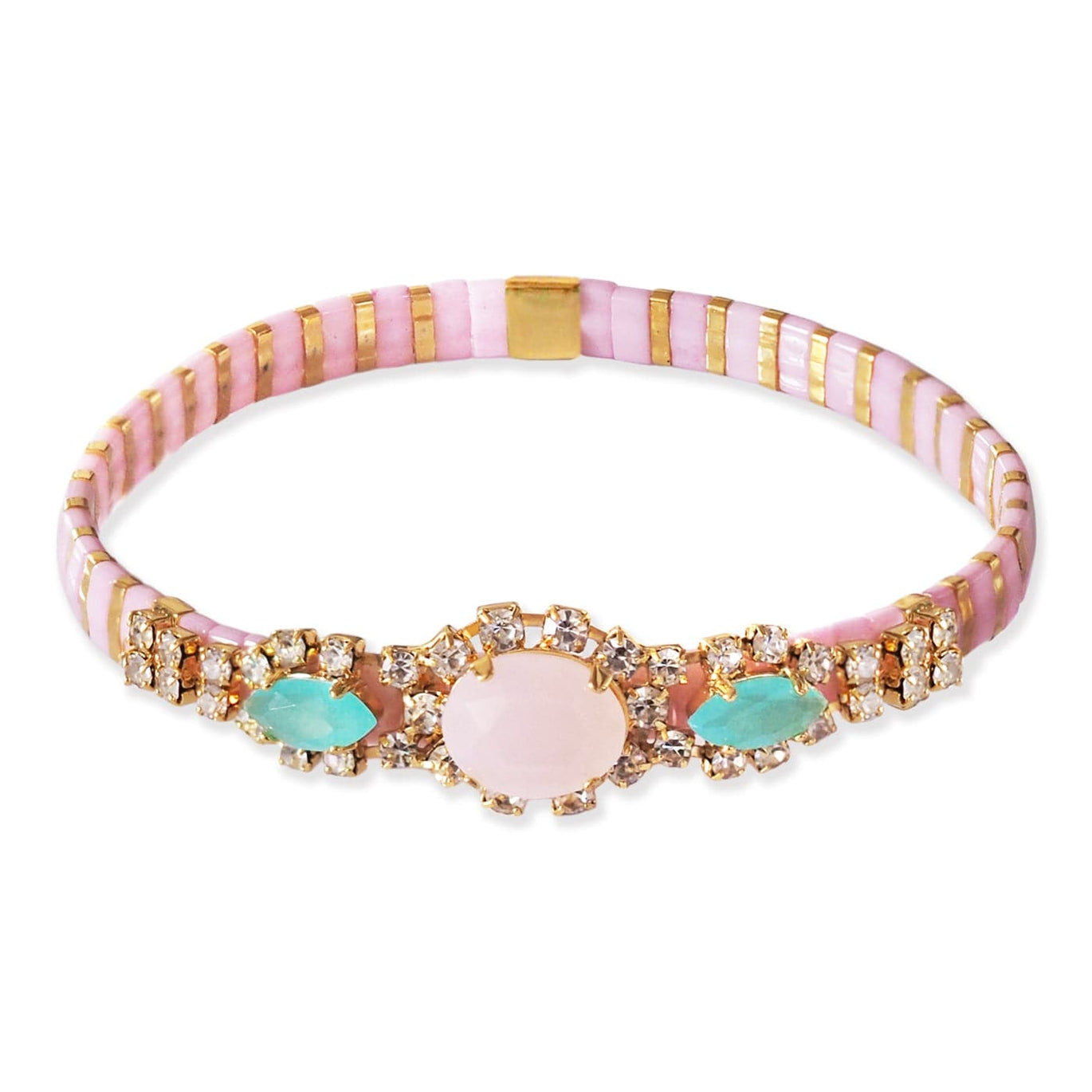 Bejeweled Tila Beaded Bracelet