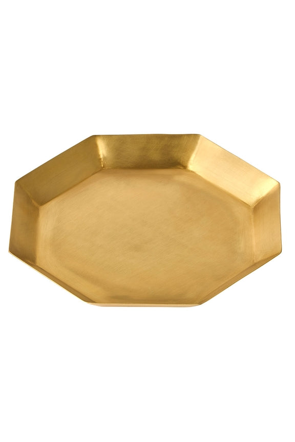 Octagonal Brass Plate