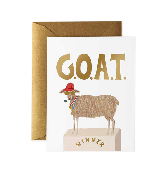 G.O.A.T. Card
