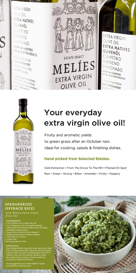 Melies Greek Extra Virgin Olive Oil