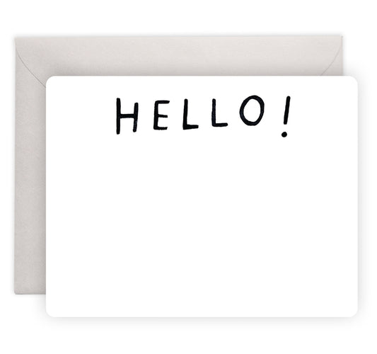 Hello Flat Notecards - Set of 8 (Copy)